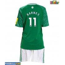 Newcastle United Harvey Barnes #11 Auswärts Trikotsatz Kinder 2025-26 Kurzarm (+ Kurze Hosen)